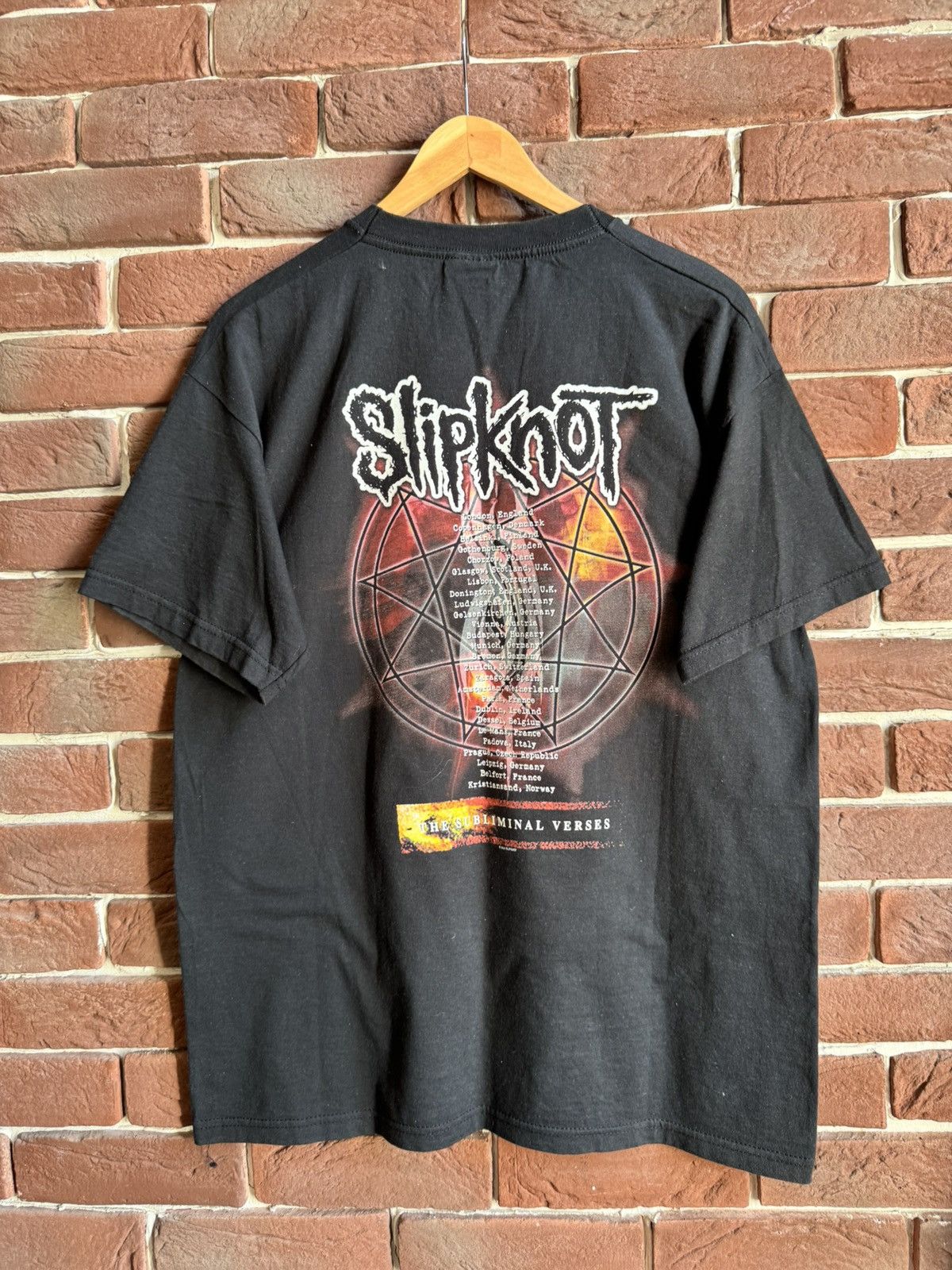 Band Tees Vintage 2004 Slipknot The Subliminal Verses Metal Band Tee Size US M / EU 48-50 / 2 - 2 Thumbnail