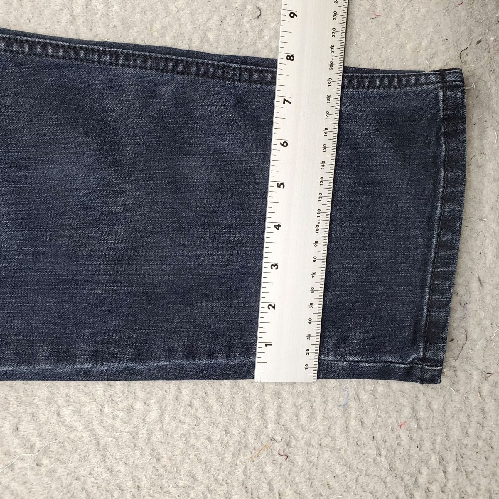 Buffalo David Bitton Buffalo Mens Jeans Buffalo Jackson Slim Straight Jeans Mens 34x30 Blue Denim Dark Wash Pant Size US 34 / EU 50 - 5 Thumbnail