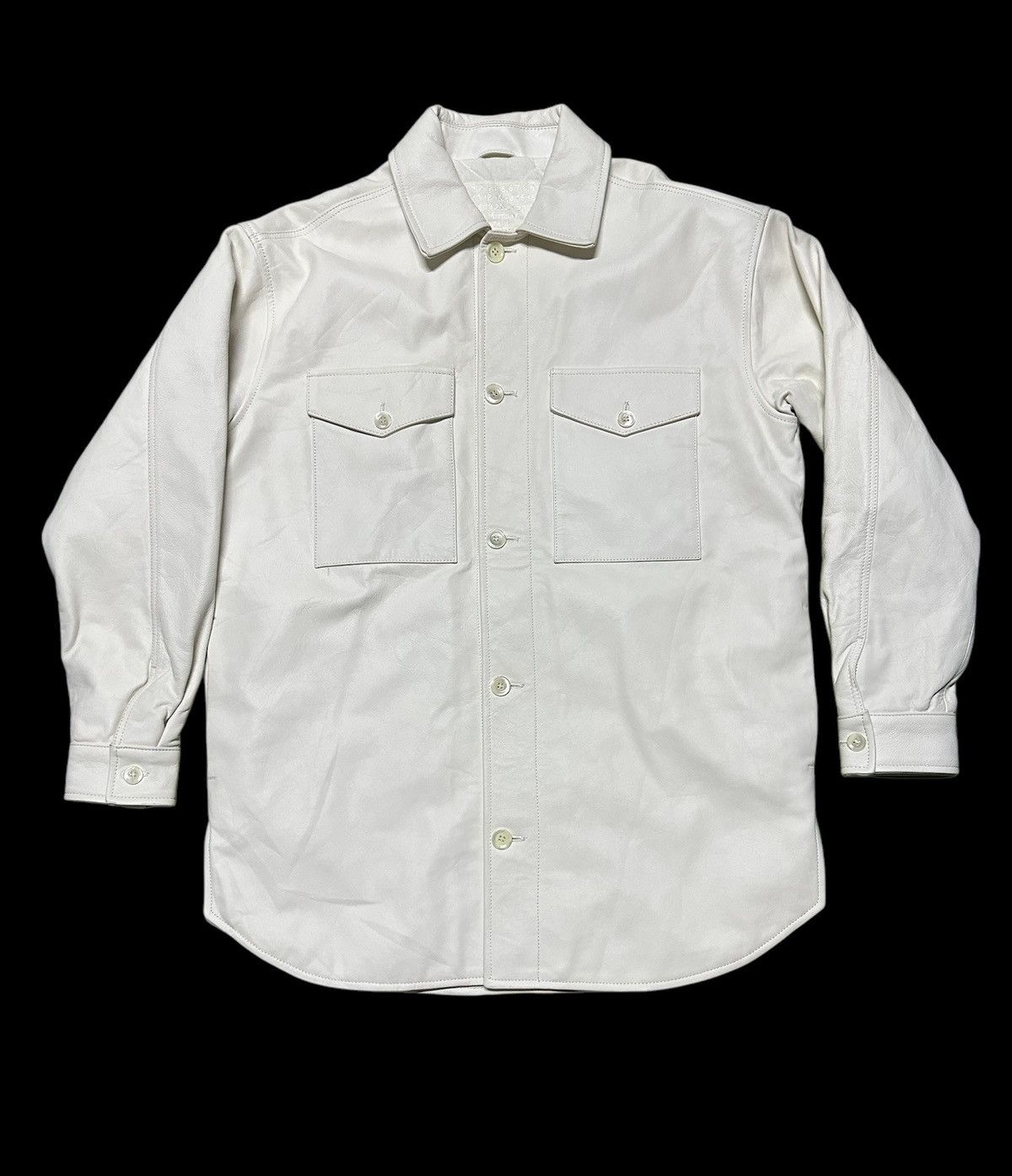 H&M × Maison Margiela Maison margela x H&M keather jacket button down Size US L / EU 52-54 / 3 - 1 Thumbnail