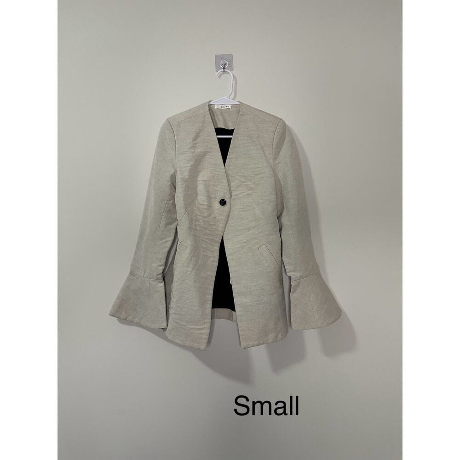 CO Peplum Cuff Jacket by Co RTR wool blend Size S / US 4 / IT 40 - 6 Thumbnail