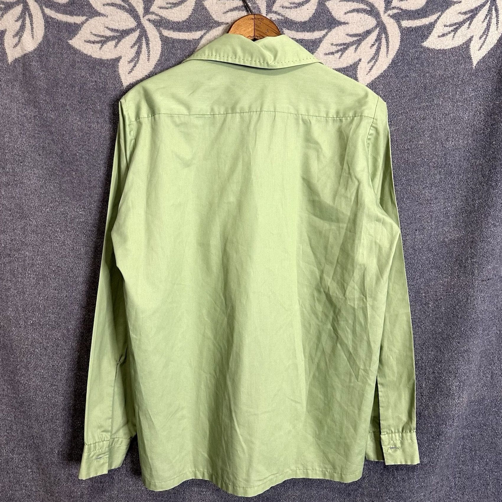 Vintage VINTAGE Signature Fashions Men’s Button Up Shirt Green Embroidered Small Size US S / EU 44-46 / 1 - 5 Thumbnail
