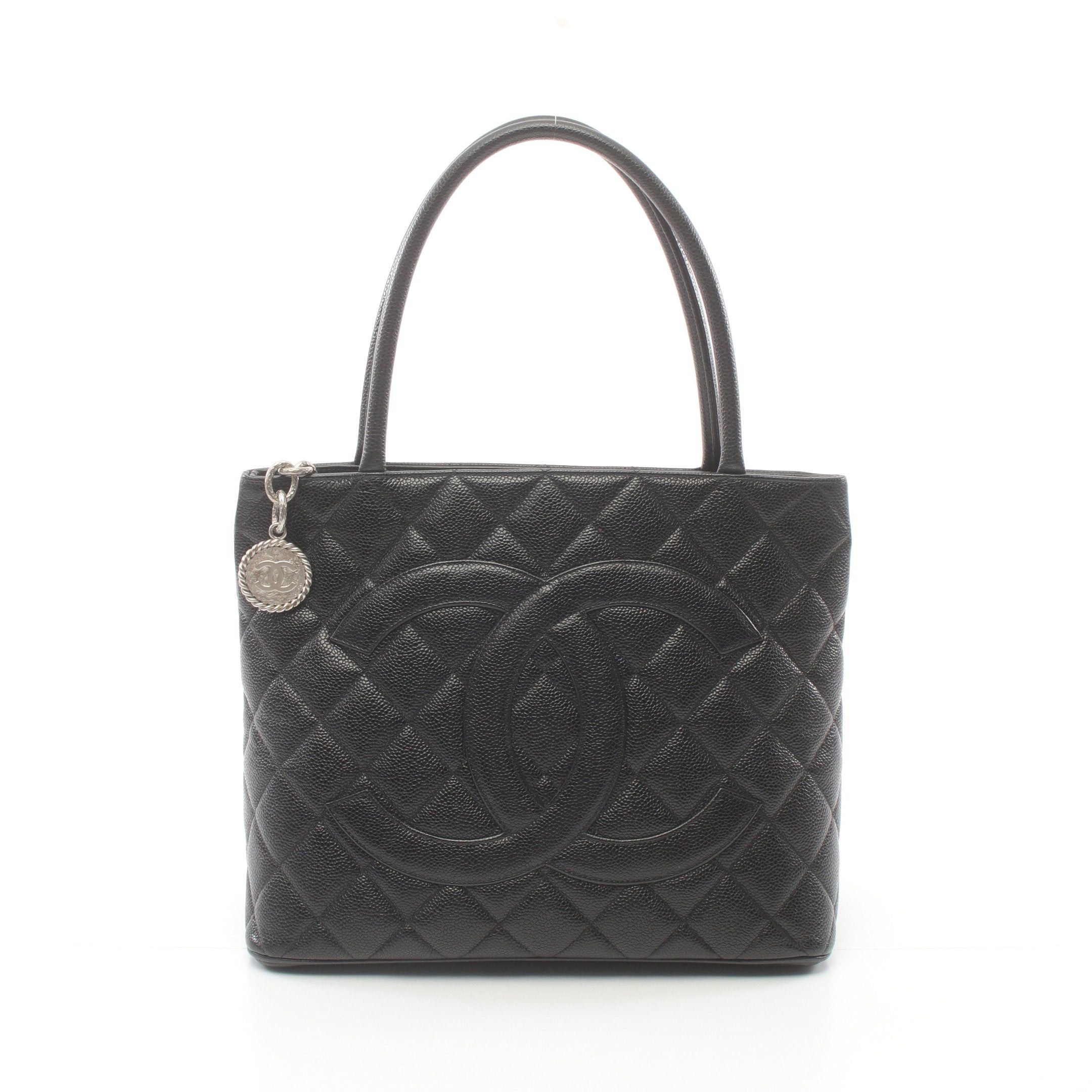 Chanel Chanel Reissue Tote Handbag Bag Caviar Skin Black Silver Hardware Size ONE SIZE - 1 Thumbnail