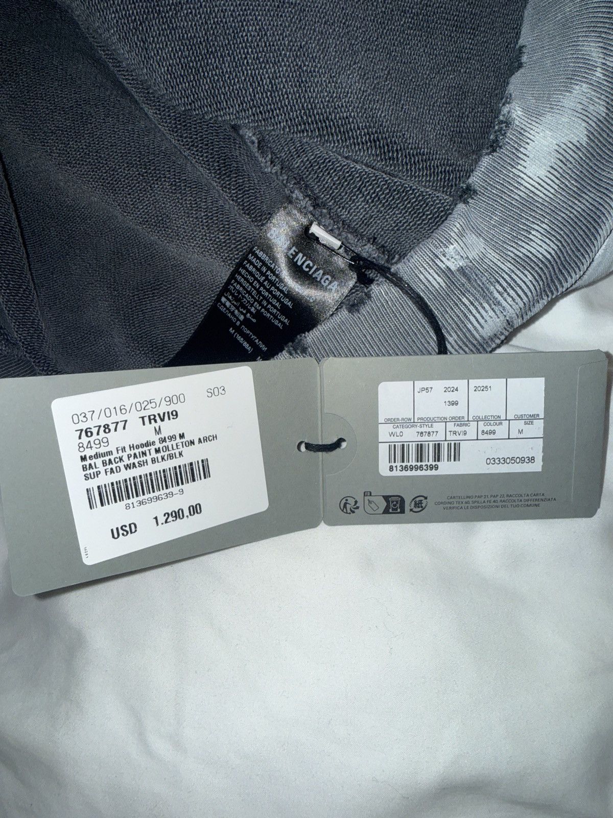 Balenciaga Balenciaga Hoodie Size US M / EU 48-50 / 2 - 15 Thumbnail