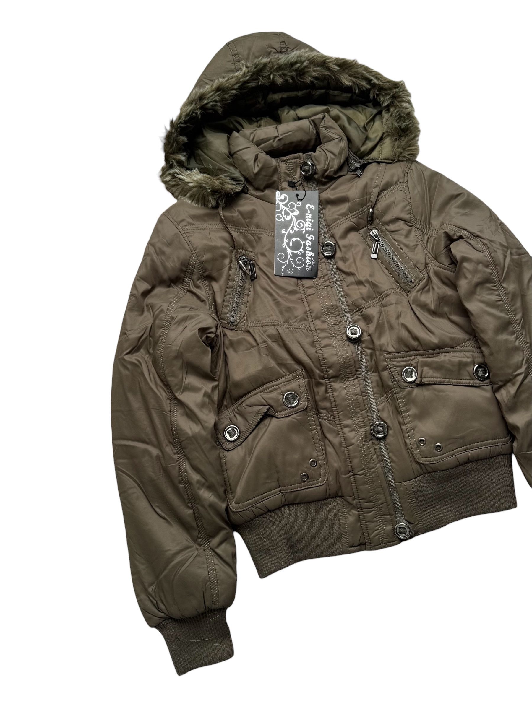 Vintage Y2K Hooded Jacket(V362) Size S / US 4 / IT 40 - 2 Thumbnail