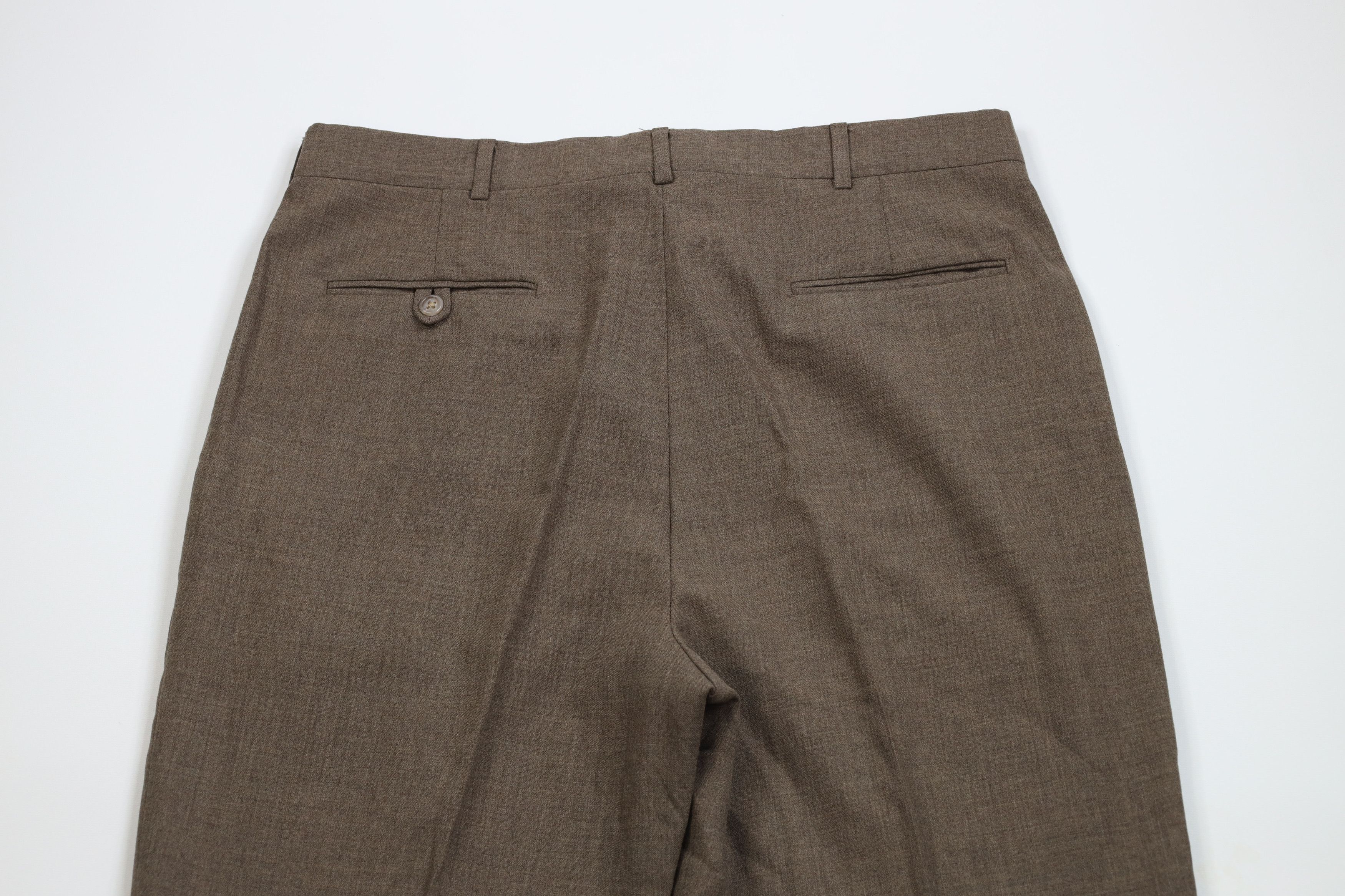 Lands' End × Vintage Vintage 90s Lands End Leg Chino Pants Trousers Brown USA Size US 36 / EU 52 - 10 Thumbnail
