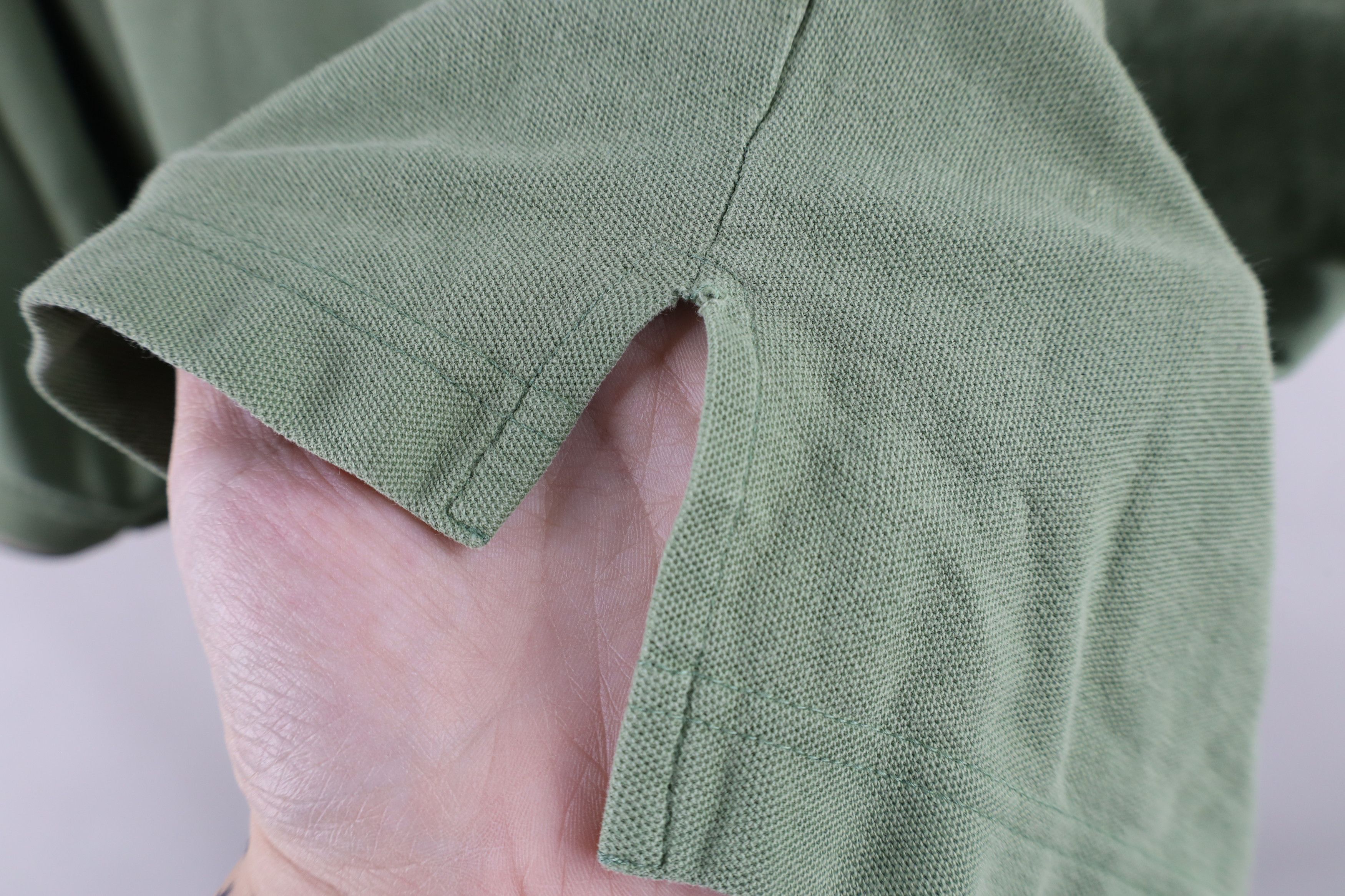 Columbia × Vintage Vintage 90s Columbia Out Pique Cotton Knit Polo Shirt Green Size US XXL / EU 58 / 5 - 9 Thumbnail