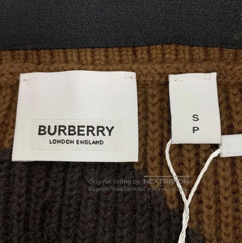 Burberry Burberry Brown Cashmere Knit Cardigan for Women. Size S / US 4 / IT 40 - 5 Thumbnail