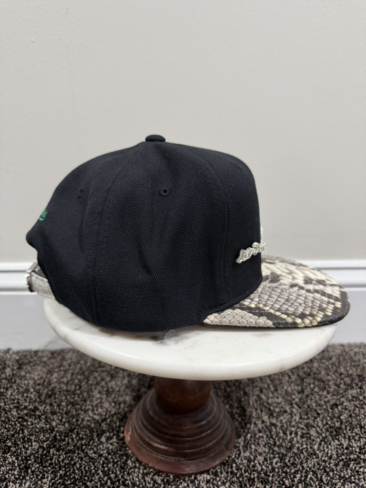 Just Don × Mitchell & Ness × Rsvp Gallery Just Don x Mitchell & Ness NBA Boston Celtics Black Hat Size ONE SIZE - 3 Thumbnail
