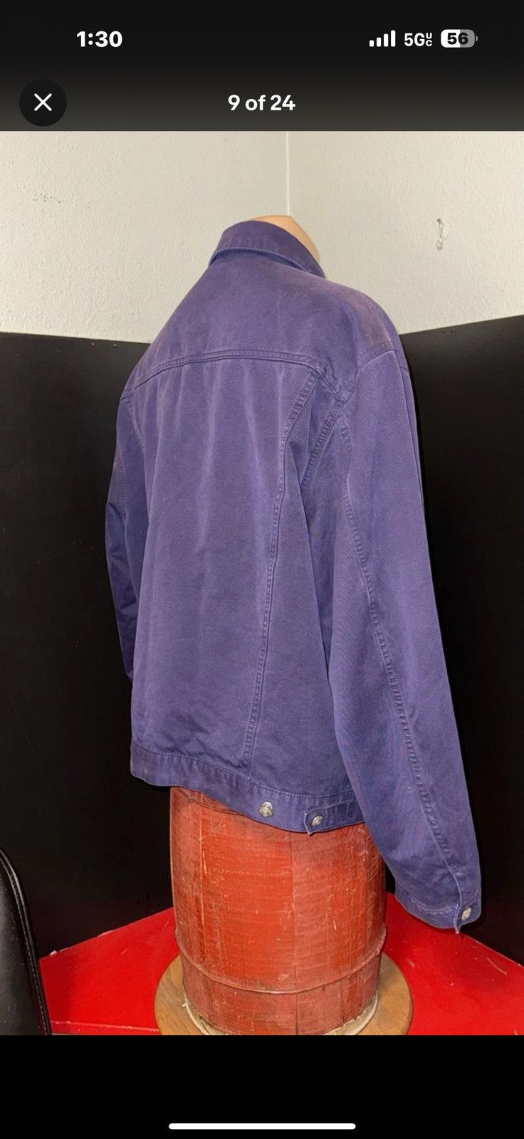 Other Versace V2, Purple Rayon Trucker Jacket, XXL 9/10 Size US XXL / EU 58 / 5 - 9 Thumbnail