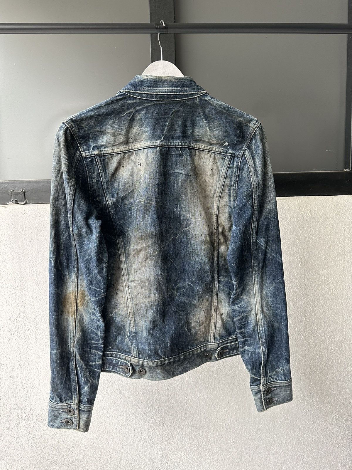 CIVARIZE 00’s Civarize dirty denim jacket Size US M / EU 48-50 / 2 - 2 Thumbnail