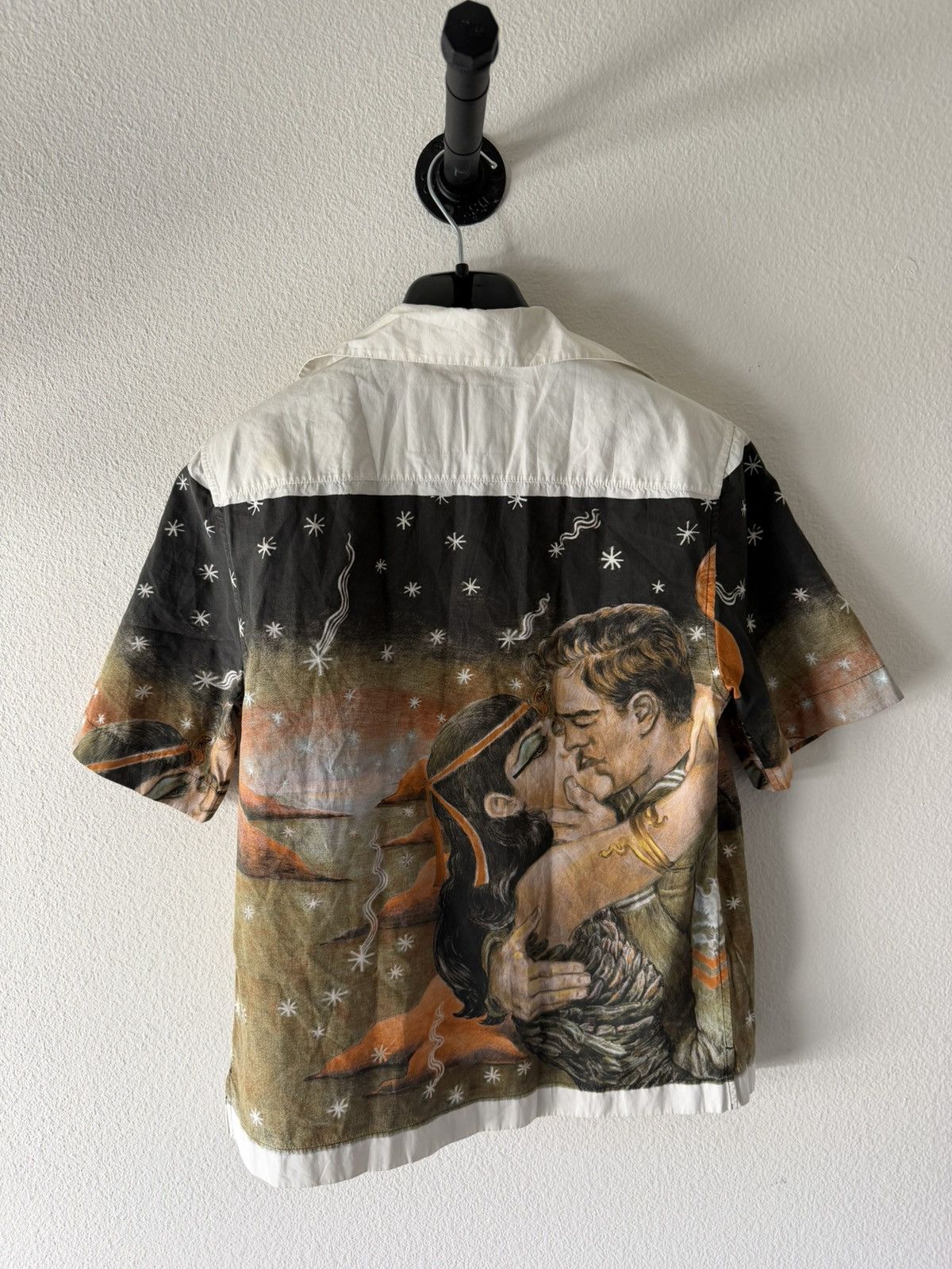 Prada AW16 Impossible True Love Orange Camp Shirt 38 Size US XS / EU 42 / 0 - 4 Thumbnail