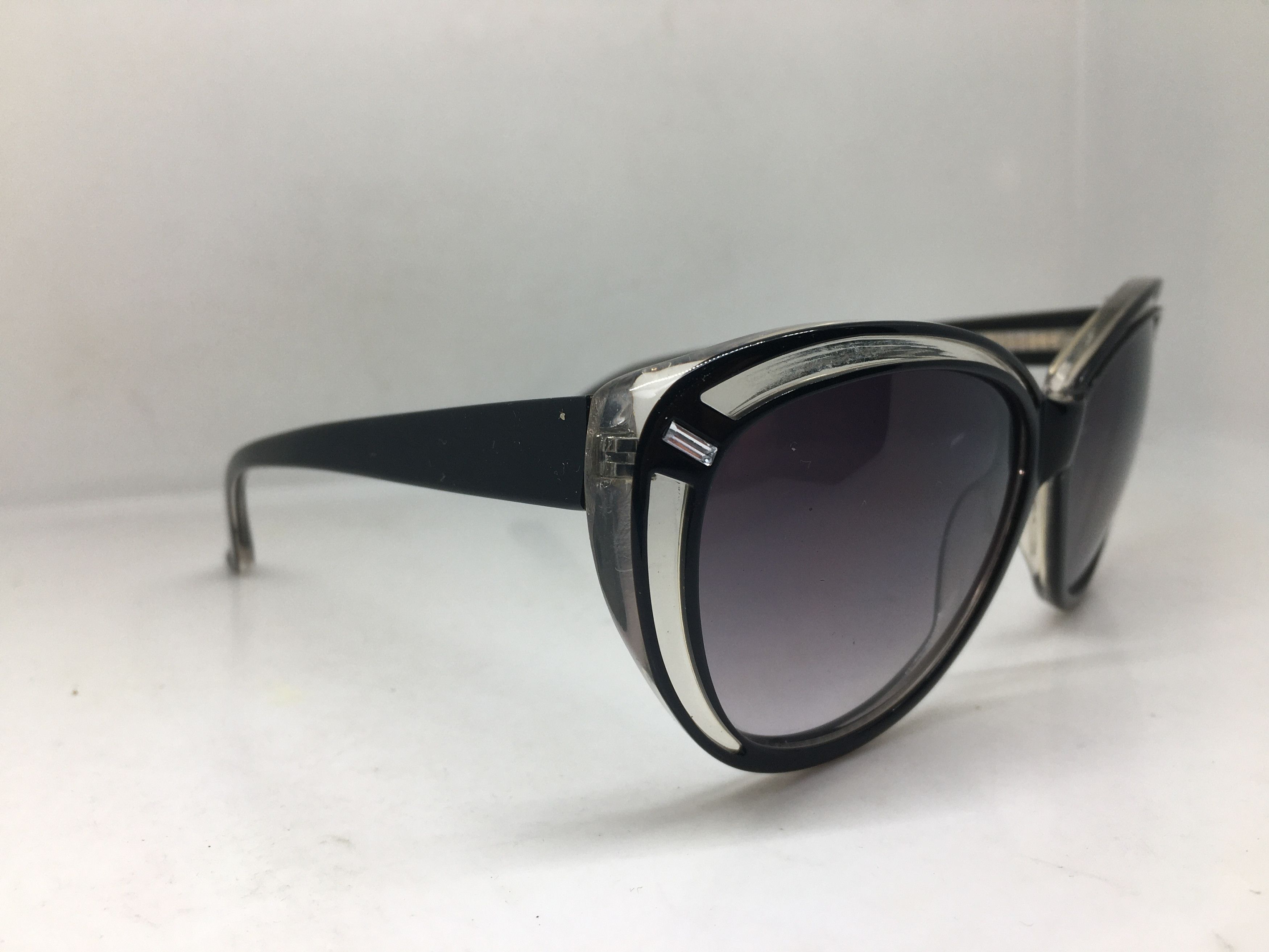 Other Handmade Clear Acetate Cat Eye Sunglasses Diva Size ONE SIZE - 2 Thumbnail