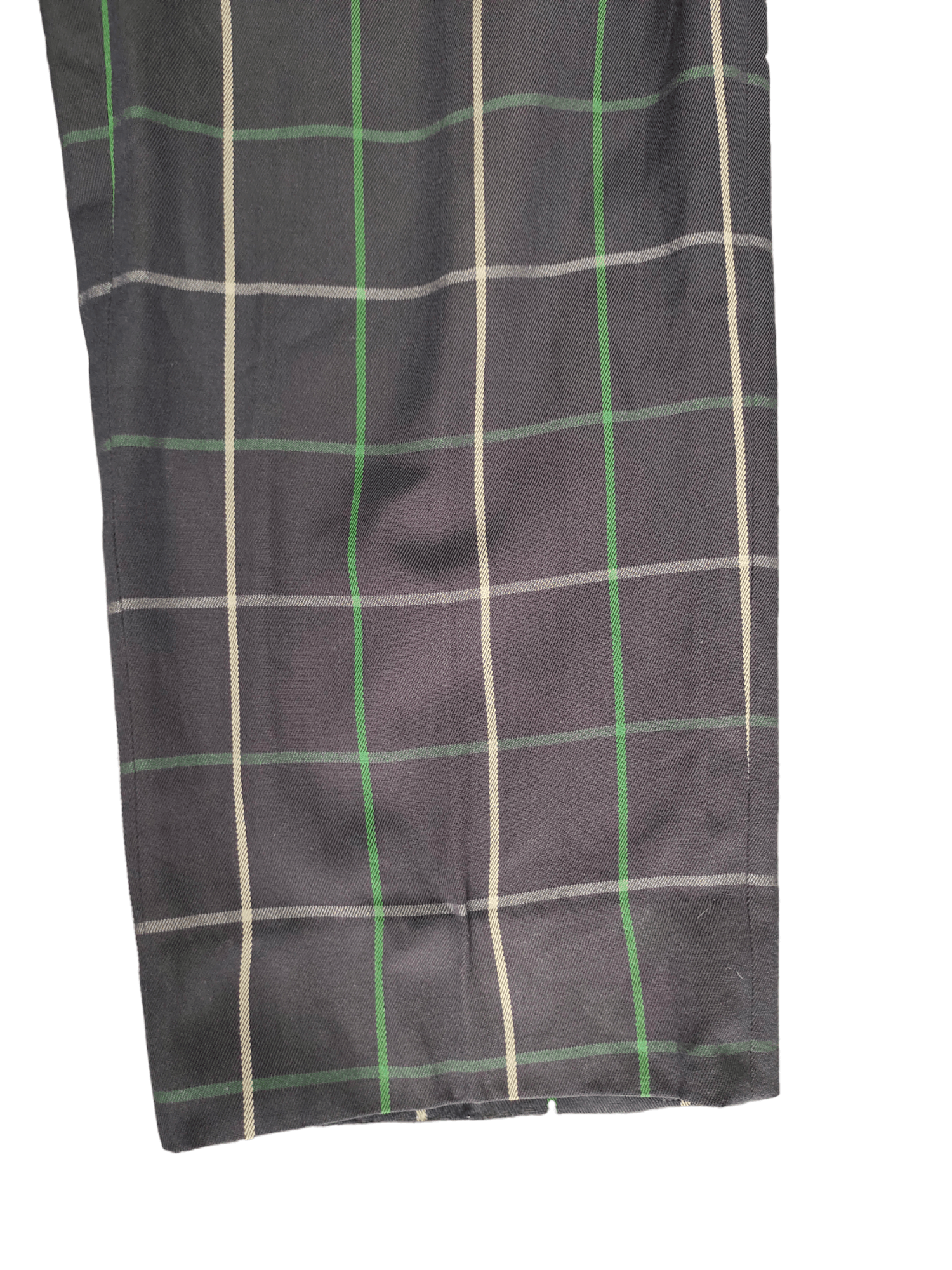 Burberry Vintage 90s Burberrys Checkered Wool Baggy Pants Size US 31 - 8 Thumbnail