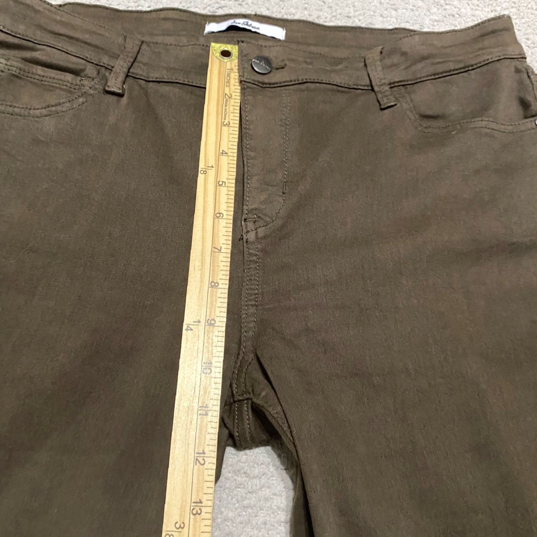 Sam Edelman Sam Edelman Jeans Womens Regular Size 16 Brown Mid Rise Skinny 30 Inseam 5-Pocket Design Size 38" / US 16 / IT 52 - 7 Thumbnail