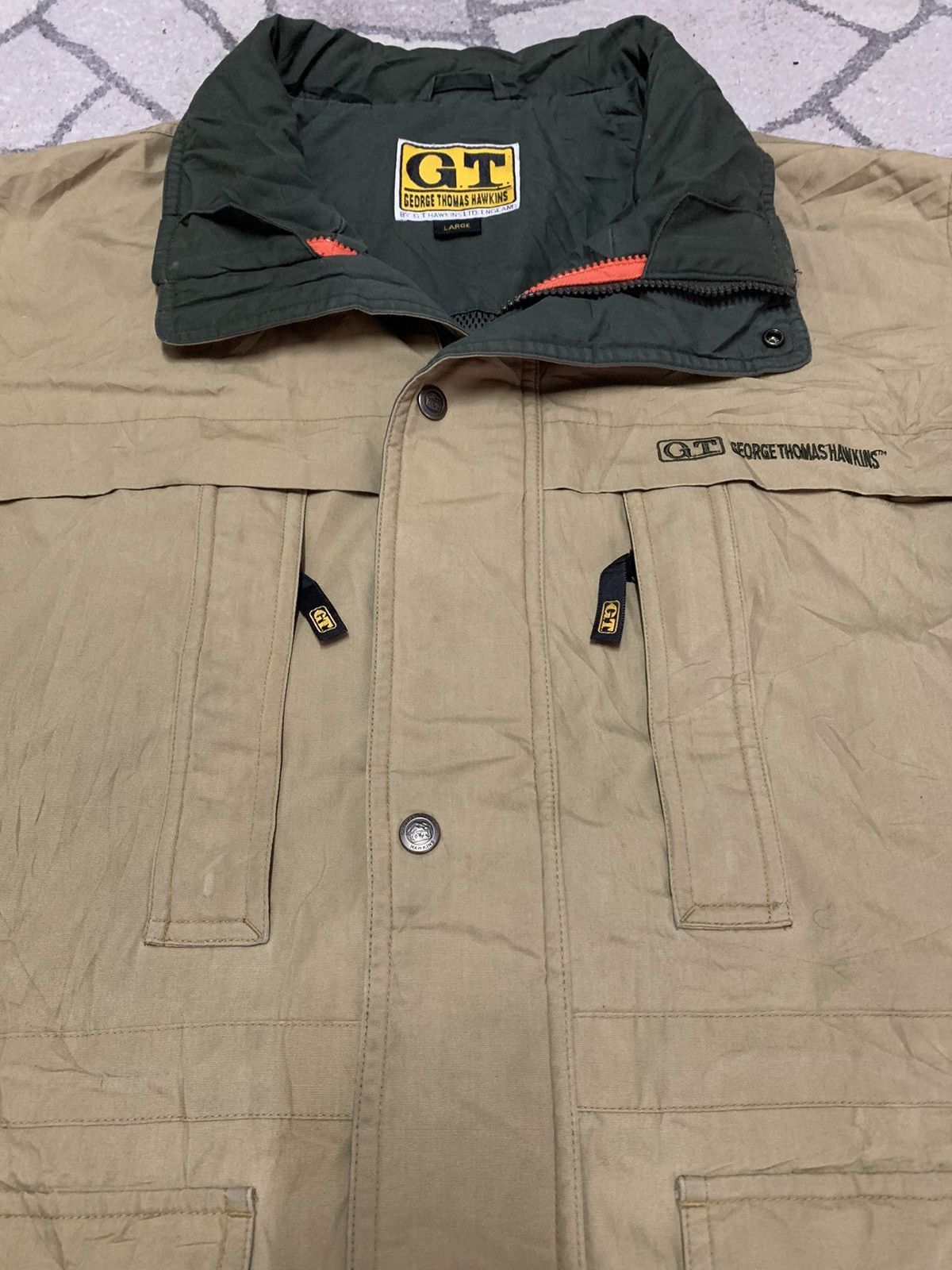 Vintage GEORGE THOMAS G.T HAWKINS ENGLAND HIKING JACKET Size US L / EU 52-54 / 3 - 7 Thumbnail
