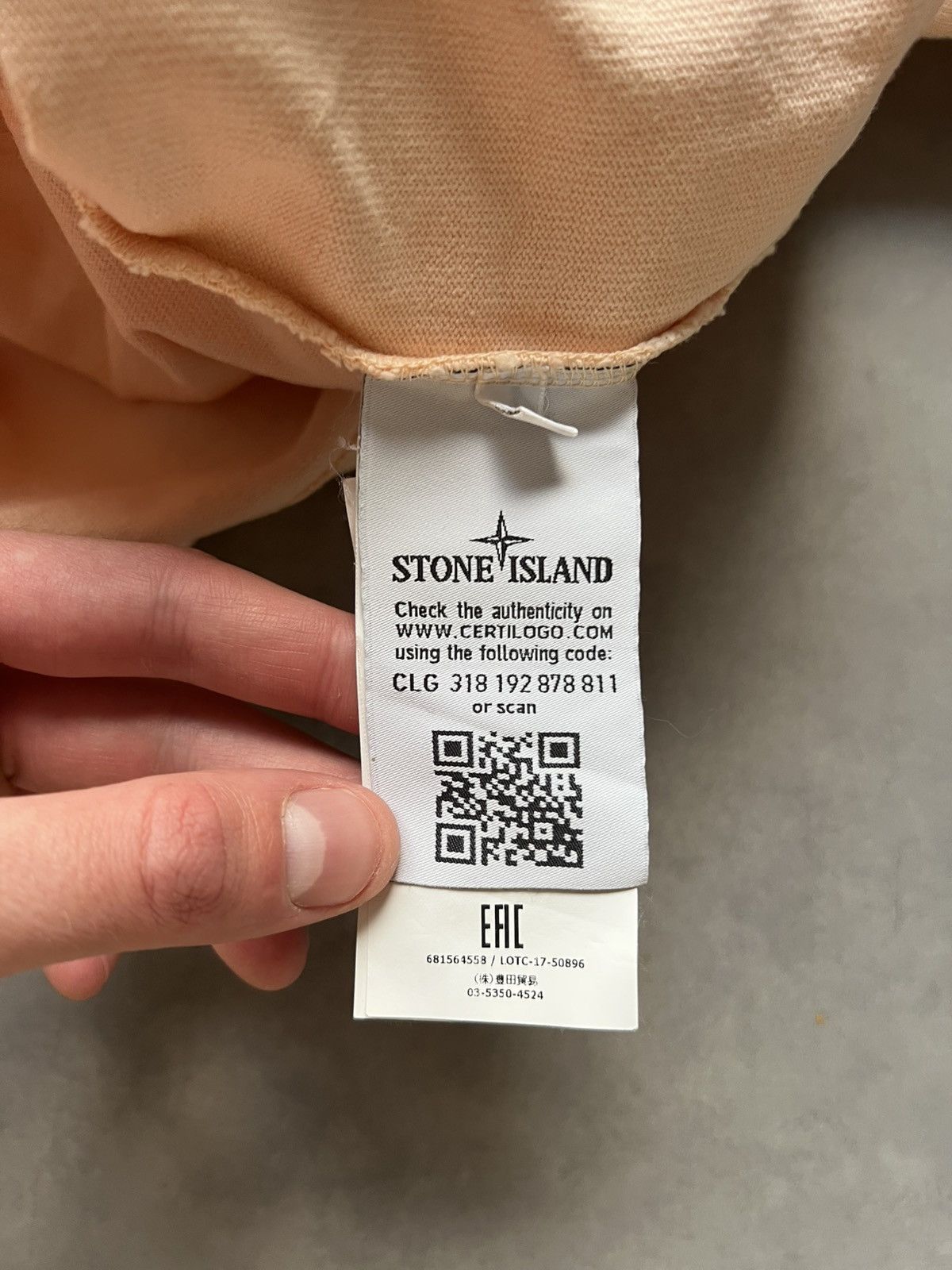 Stone Island Stone Island Apricot Sweatshirt Size US XL / EU 56 / 4 - 7 Thumbnail
