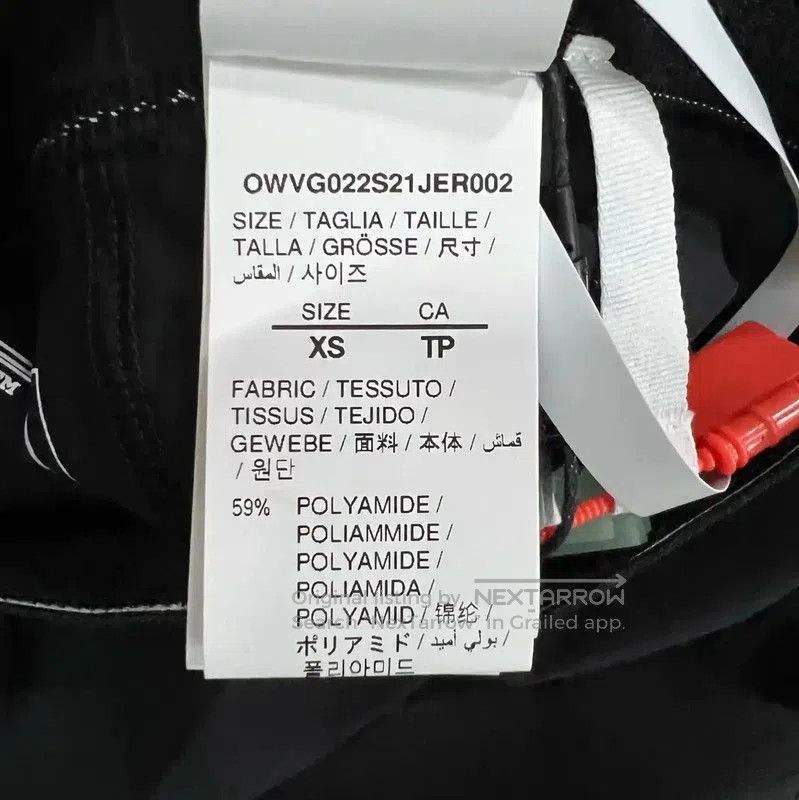 Off-White Off-White Black Logo Women's Casual Pants . Size 22" - 4 Thumbnail