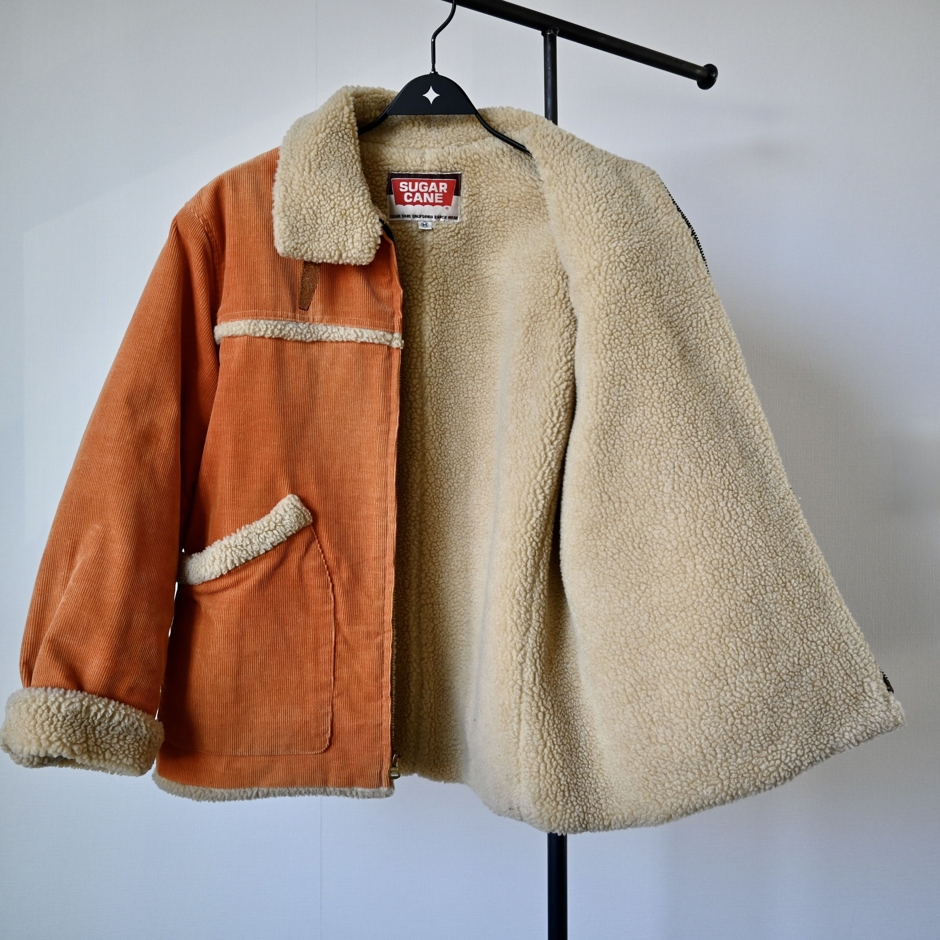 Sugar Cane Sugar Cane shearing lined corduroy ranch jacket, orange Size US M / EU 48-50 / 2 - 11 Thumbnail