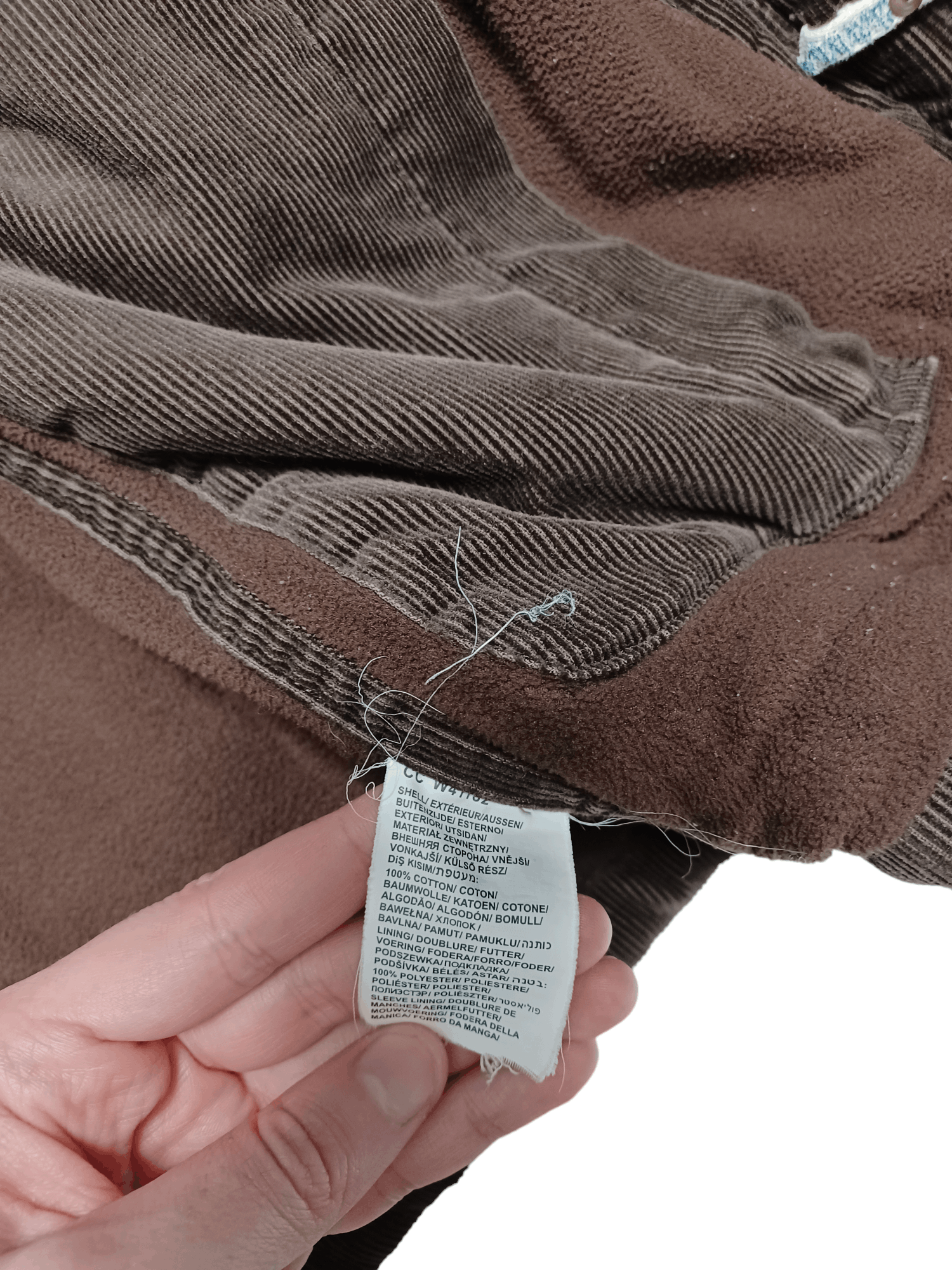 Wrangler Vintage 90s Wrangler velvet corduroy heavy jacket coat Size US L / EU 52-54 / 3 - 3 Thumbnail