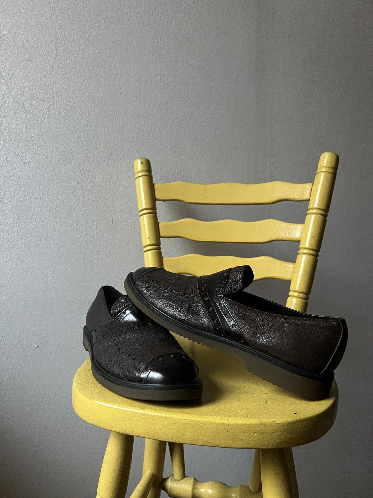 Comme des Garcons Homme Plus Comme Des Garçons Homme Plus Leather Slip-On Loafer Shoes Size US 9.5 / EU 42-43 - 18 Thumbnail