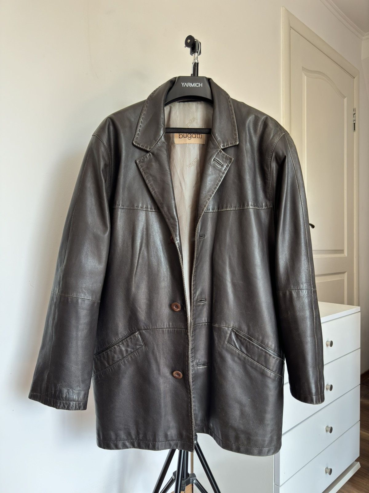 Bugatti Vintage Bugatti Leather Black Jacket Size US XL / EU 56 / 4 - 1 Thumbnail