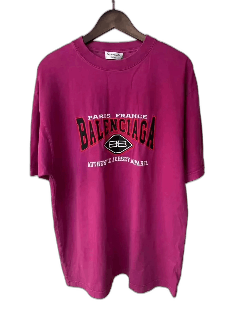 Balenciaga Balenciaga Short Sleeve T-Shirt with Embroidery-yf Size US S / EU 44-46 / 1 - 1 Thumbnail