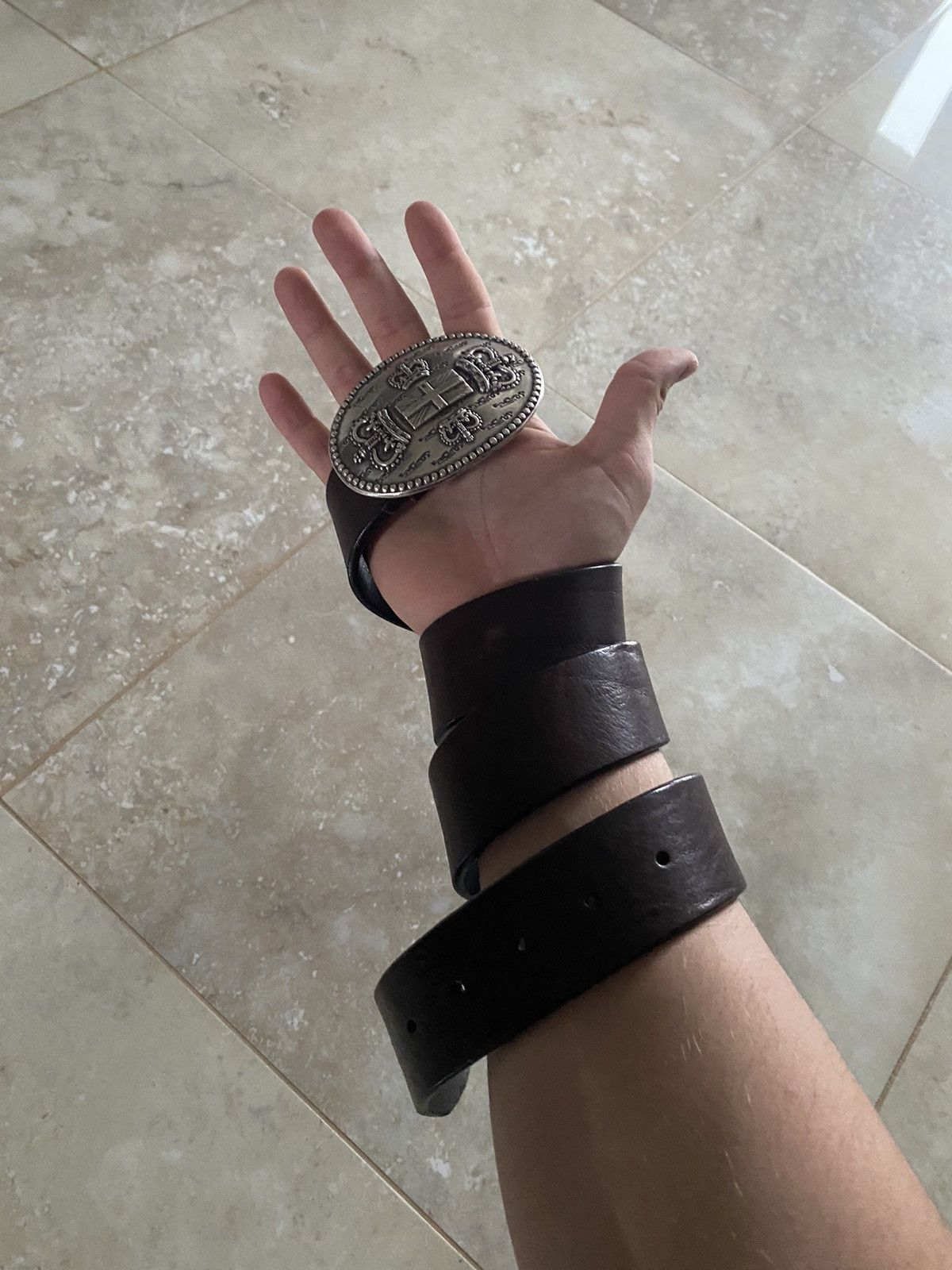 If Six Was Nine Vintage Japanace Y2K Streetwear belt Gothic Leather Y2K Size ONE SIZE - 8 Thumbnail