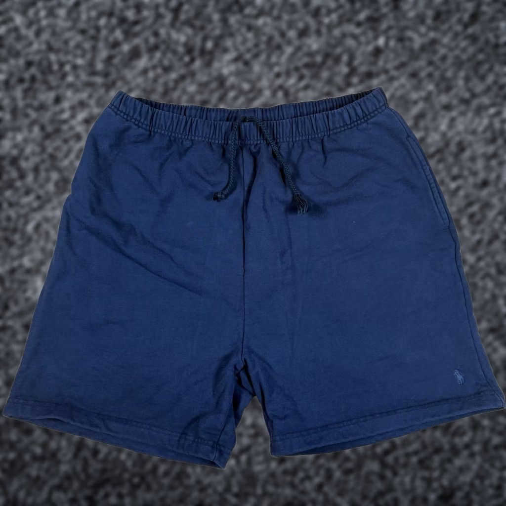 Polo Ralph Lauren VINTAGE Polo Ralph Lauren Sweat Shorts Mens XL Blue Made In Canada XL Regular Men Sweat Shorts Blue Polo Ralph Lauren VINTAGE Canada Size US XL / EU 56 / 4 - 1 Thumbnail