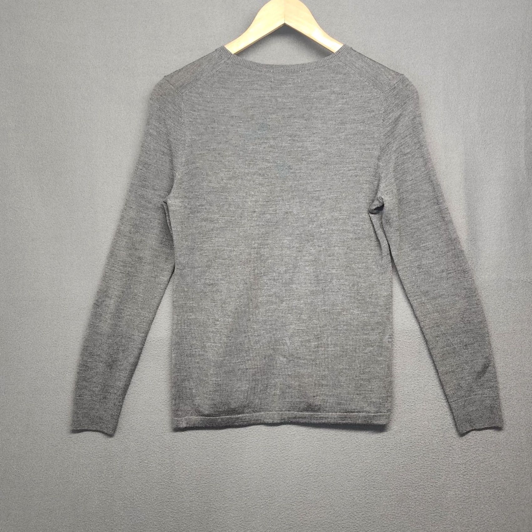 Charter Club Charter Club Sweater Womens Medium 100% Merino Wool Grey Long Sleeve Pullover Clothing Women Modern Luxury Top Size M / US 6-8 / IT 42-44 - 2 Thumbnail
