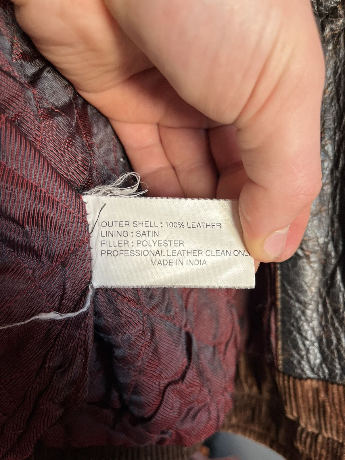 Guess × Vintage Vintage 90’s Guess Heavy Distressed Leather Jacket Designer Size US XL / EU 56 / 4 - 8 Thumbnail
