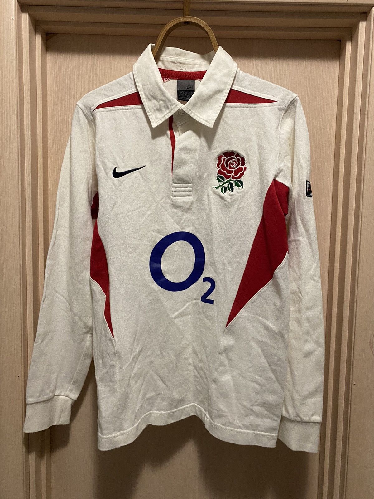 Nike Vintage Nike England Rugby polo long sleeve | Grailed