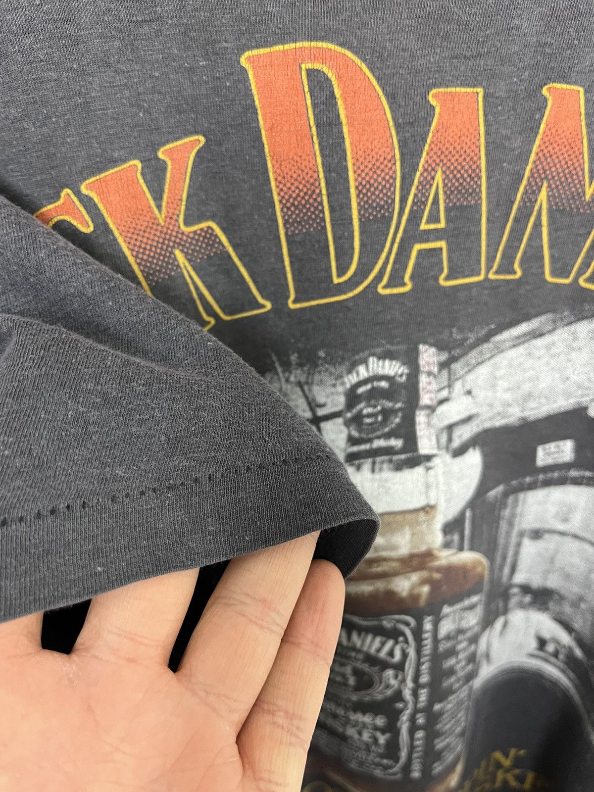 Vintage Vintage 80s Jack Daniel’s worn to perfection sun faded tee Size US XL / EU 56 / 4 - 10 Thumbnail