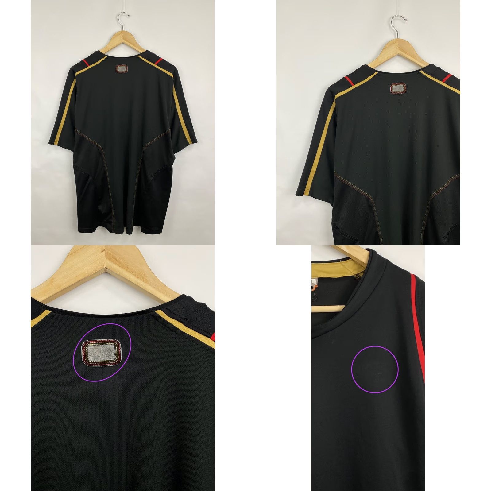Nike VINTAGE Nike Ronaldinho 10R Training Jersey Shirt XL Black Mens Size US XL / EU 56 / 4 - 8 Thumbnail