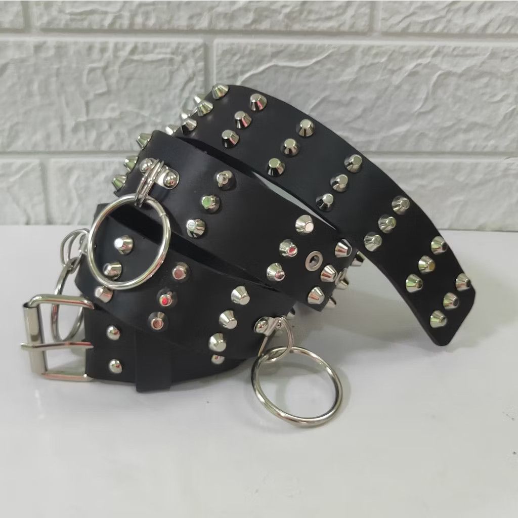 PPFM Black punk skinhead buckle belt Size ONE SIZE - 1 Preview