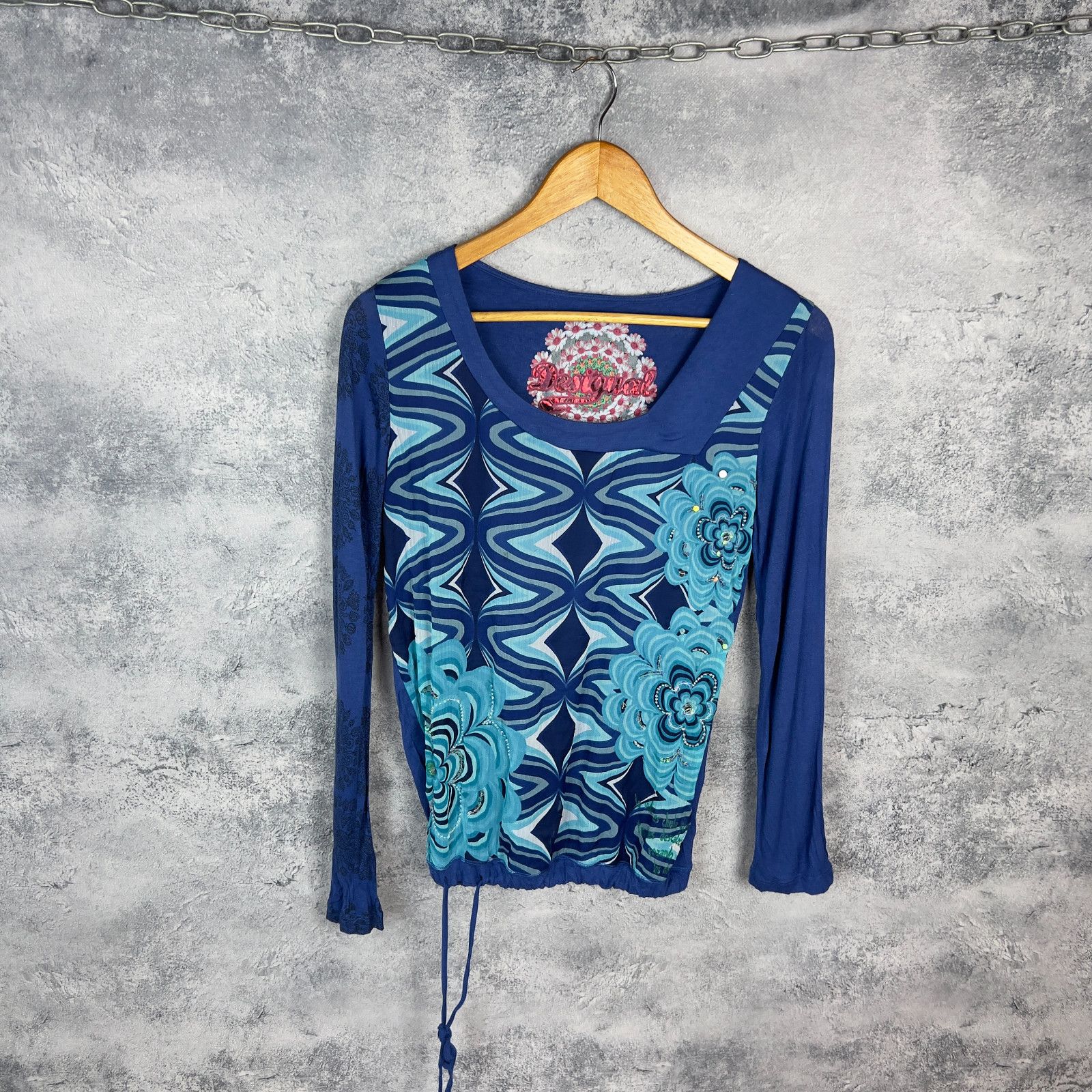 Desigual Desigual Blouse Women's Size M Multicolor Long Sleeve ` Size M / US 6-8 / IT 42-44 - 1 Thumbnail