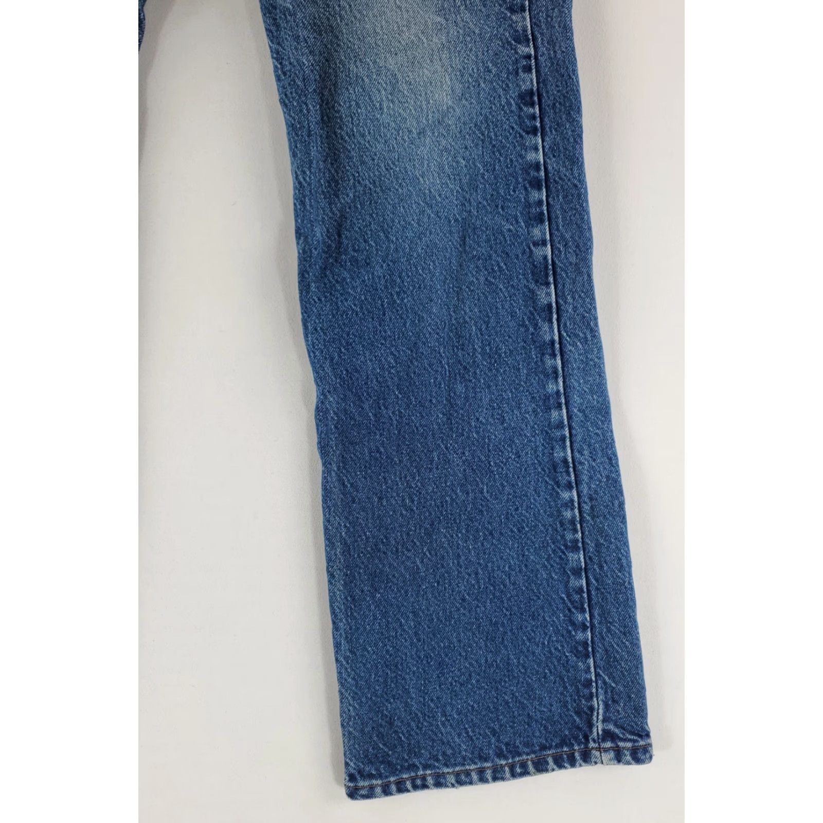 Levi's VINTAGE Levi's 517 VTG 90s Blue Jeans Whiskering Orange Tab Mens 34x31 (33x30 Actual) Bootcut Jeans Mens Blue 517 VTG 90s 34x31 Size US 33 - 7 Thumbnail