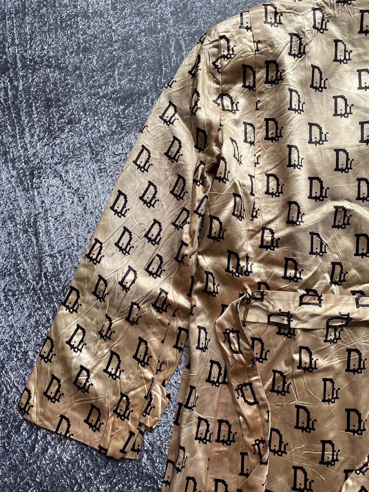 Dior Rare✨ MISS DIOR Monogram Vintage Trench Coat Jacket Size M / US 6-8 / IT 42-44 - 13 Thumbnail