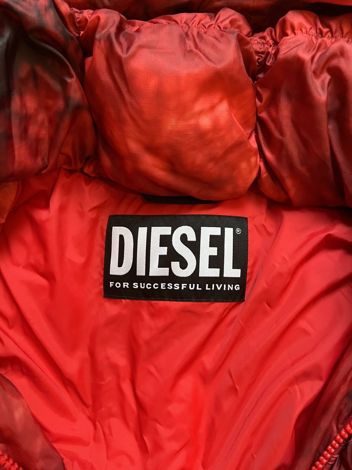 Diesel Diesel Red Puffer Jacket Size US M / EU 48-50 / 2 - 4 Thumbnail