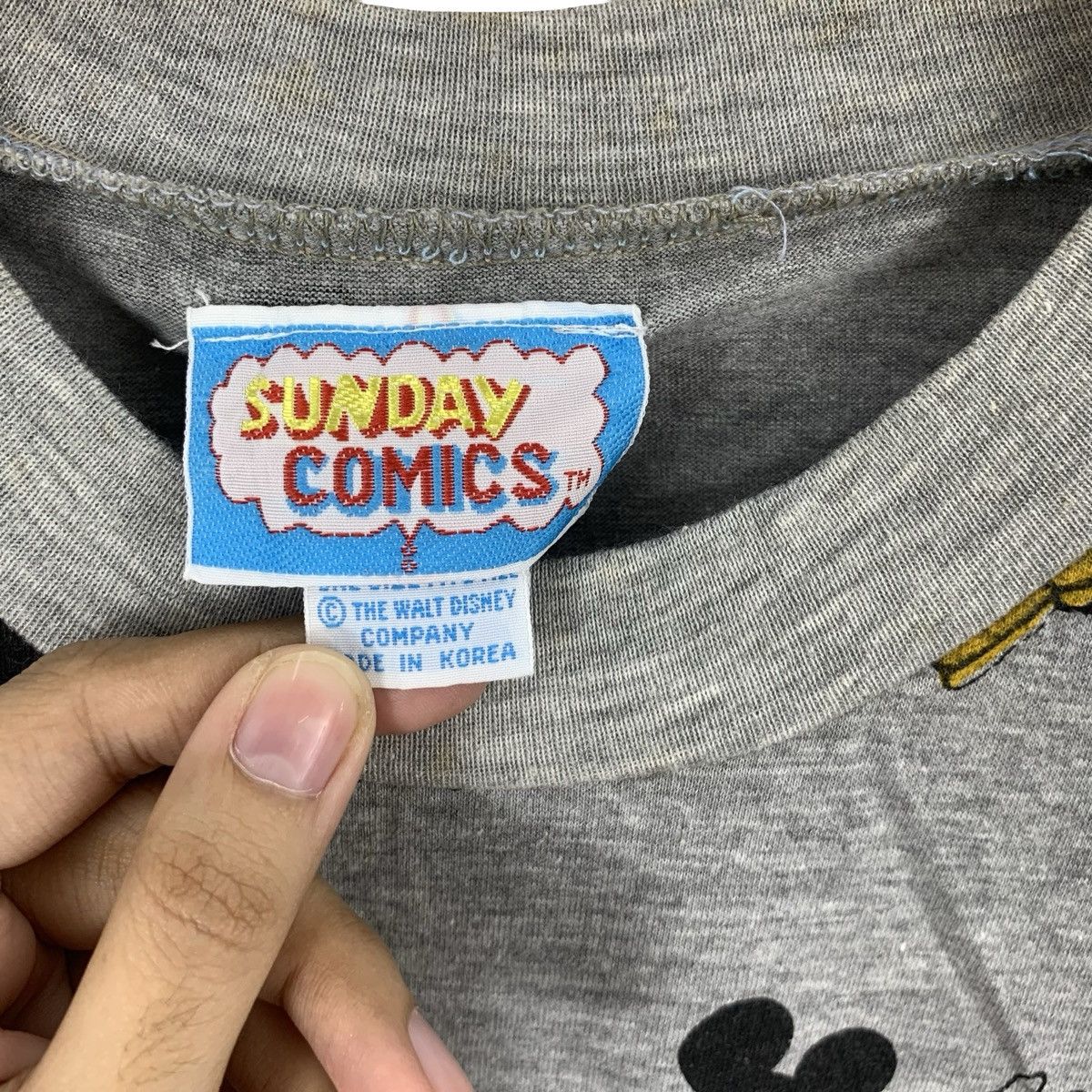 Vintage Vintage SUNDAY COMICS x DISNEY Collection Mickey Graphic Size US S / EU 44-46 / 1 - 7 Thumbnail