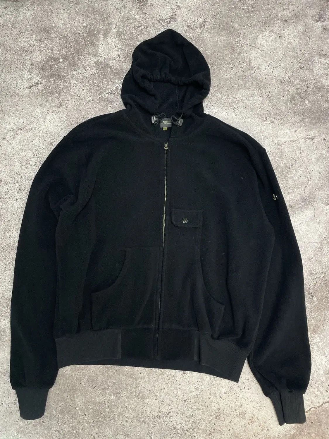 G-Star Vintage G-Star Raw Fleece Hoodie XXL Black Full Zip Jacket Size US XXL / EU 58 / 5 - 1 Thumbnail