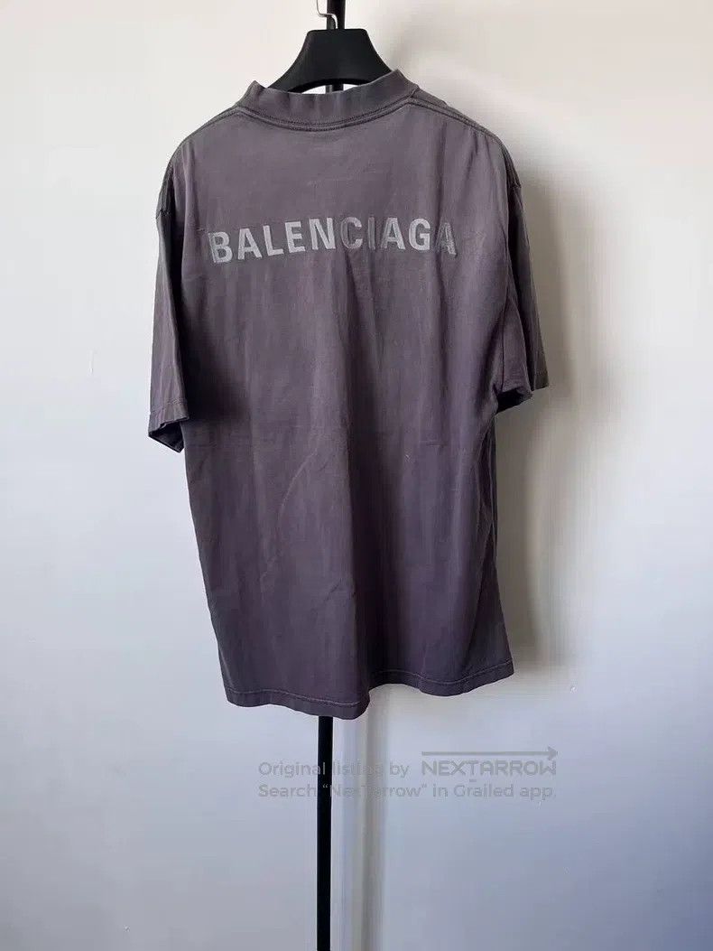 Balenciaga Balenciaga Letter Logo Printed Round Neck Short Sleeve T-S Size US XS / EU 42 / 0 - 2 Thumbnail