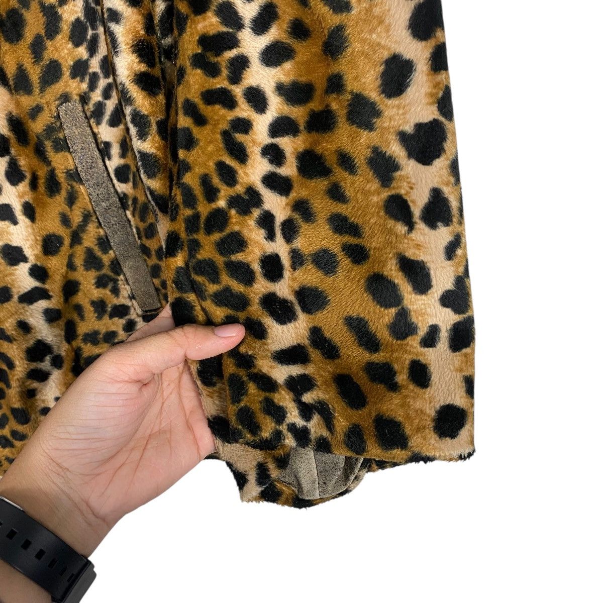 Designer Vintage Pilerria leopard revesable coat jacket Size US M / EU 48-50 / 2 - 13 Thumbnail