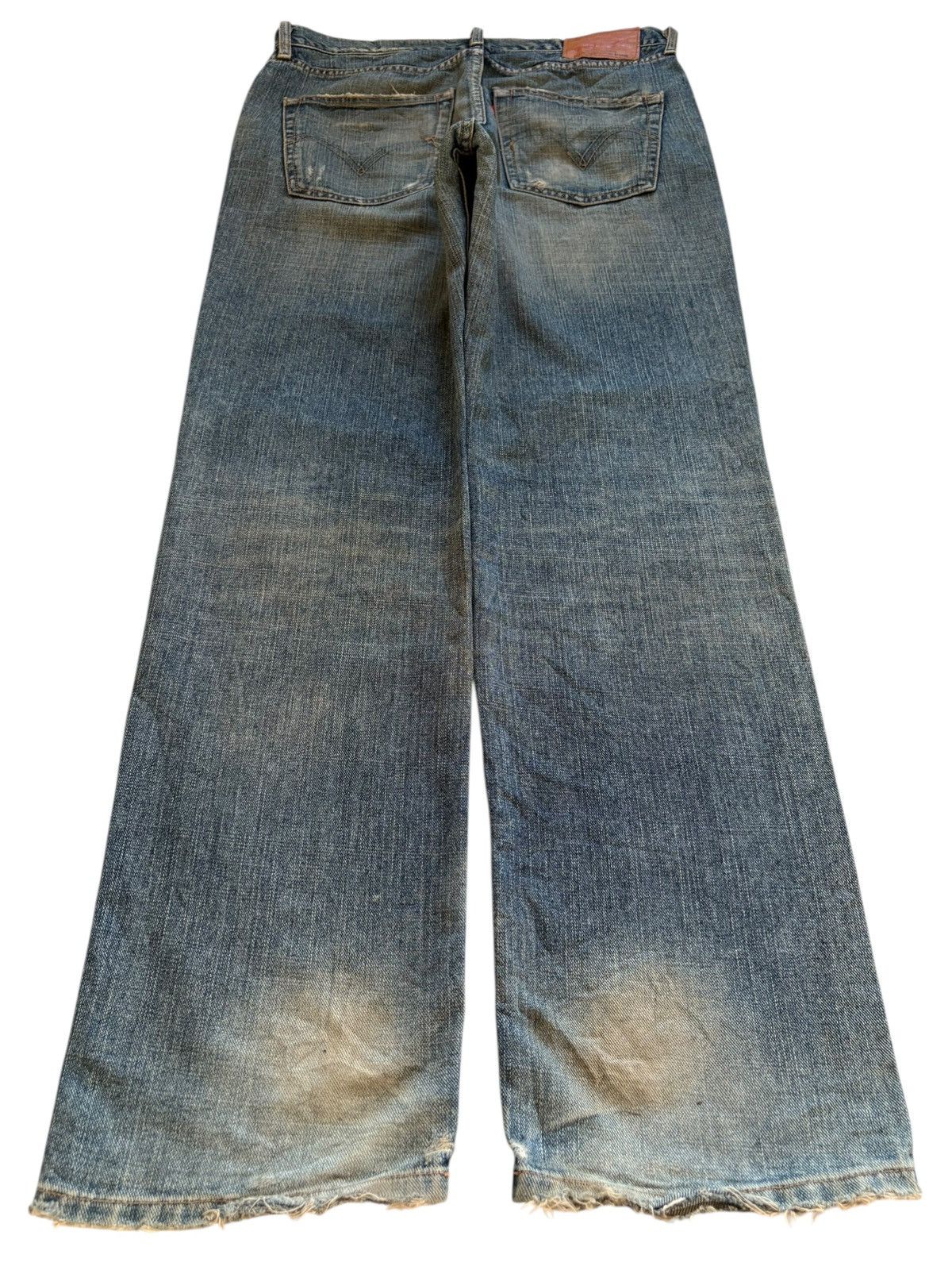 Levi's × Levi's Vintage Clothing Vintage 90s Levis 533 Mud Distressed Loose Baggy Jeans Size US 34 / EU 50 - 2 Thumbnail