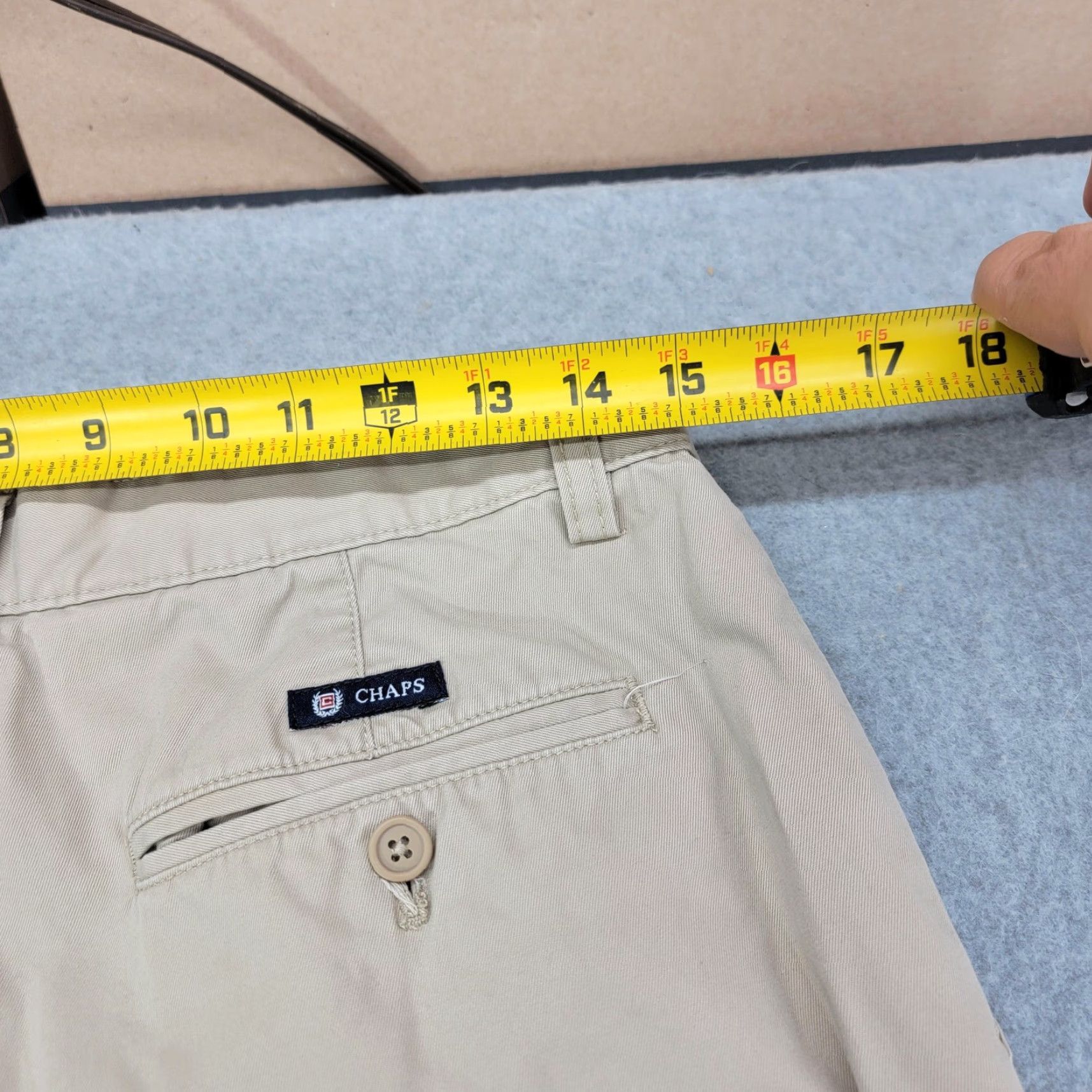 Chaps **Chaps Mens Regular Fit 32x34 Khaki Beige Cotton Casual Pants** User: Chaps Mens Regular Fit 32x34 Khaki Beige Cotton Casual Pants Size US 32 / EU 48 - 6 Thumbnail