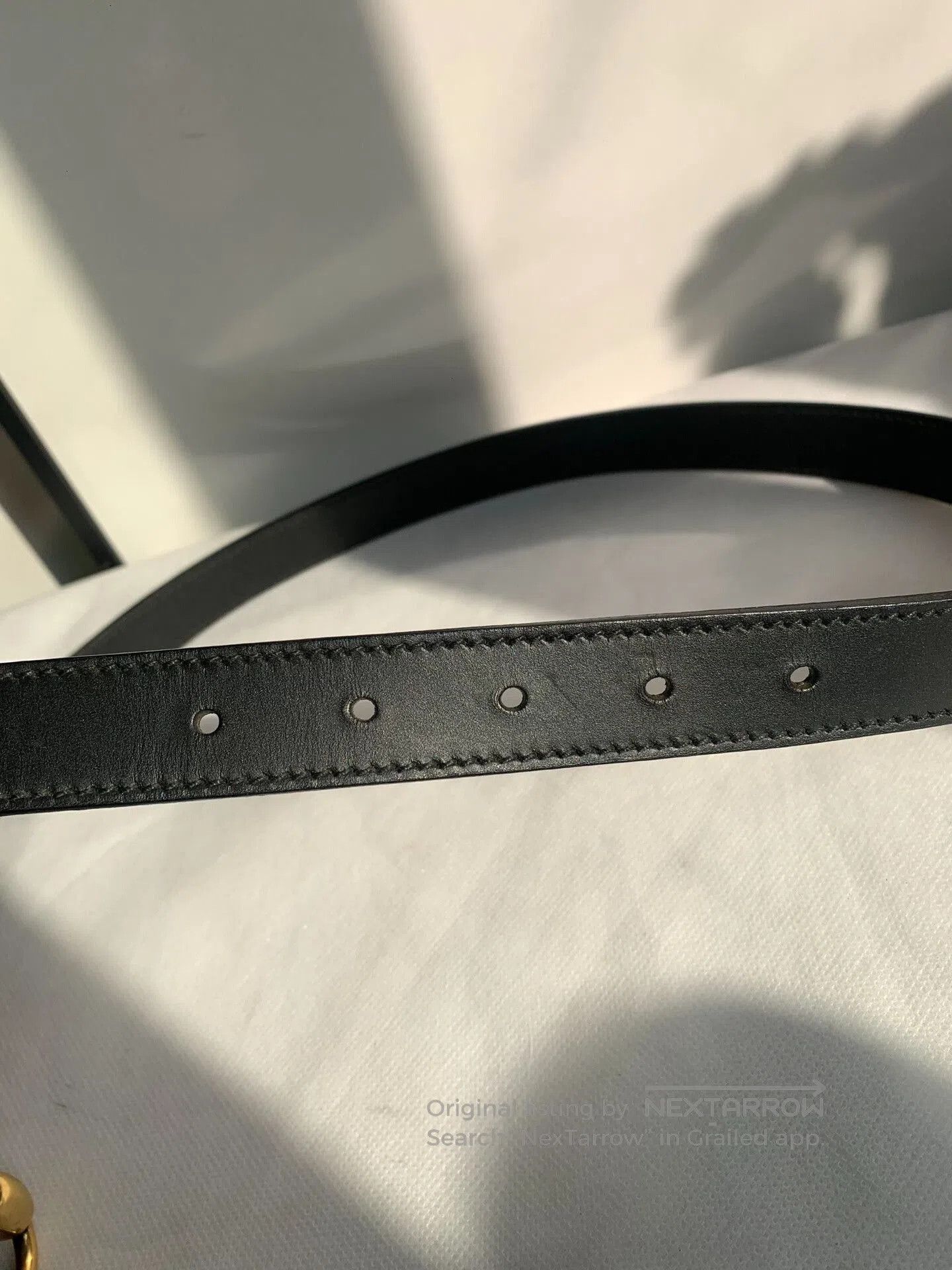 Gucci Gucci Black Leather Belt. Size ONE SIZE - 5 Thumbnail