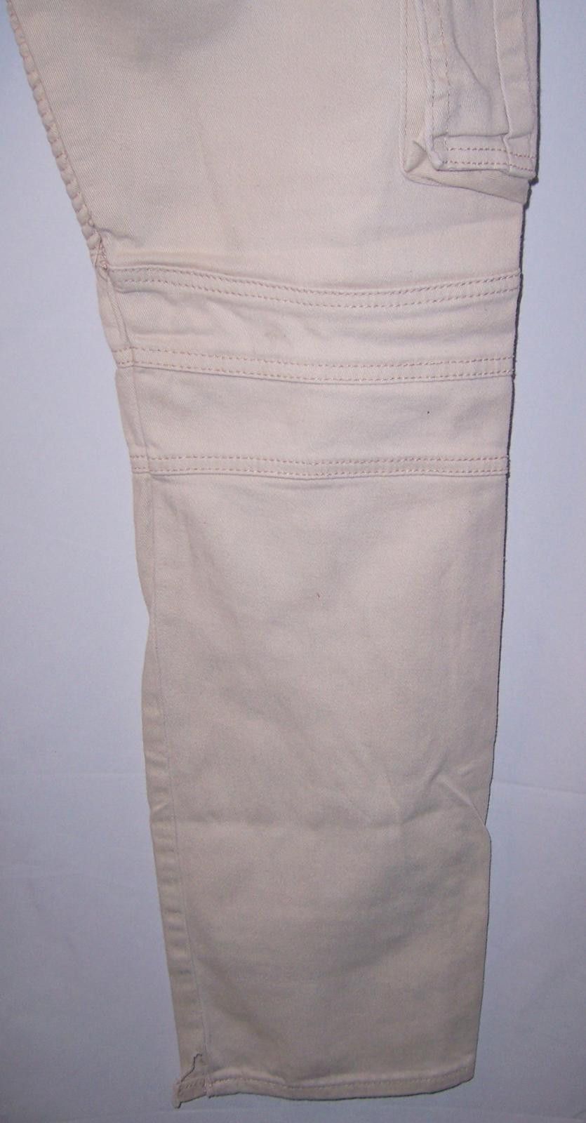 Other Rsrch & Dvlpmnt Men's Moto Biker Cargo Jeans -32"- Off White Size US 32 / EU 48 - 8 Thumbnail