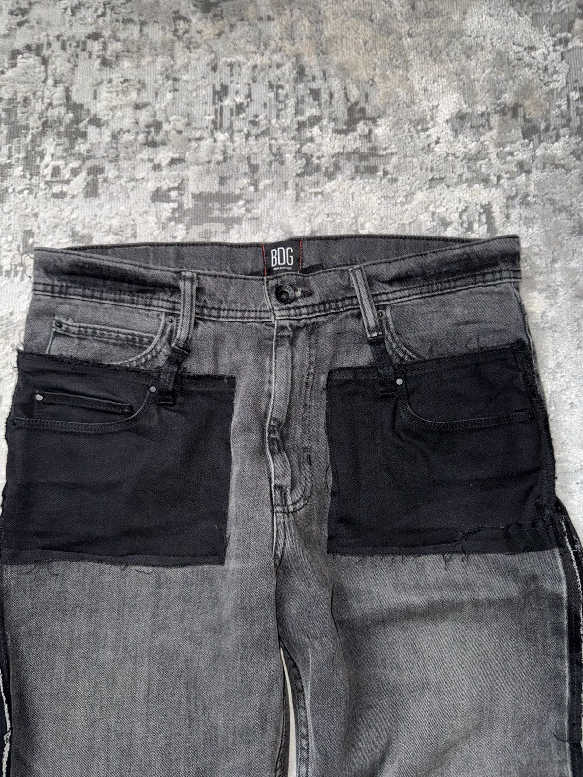 Bdg BDG Faeded/Distressed Black Denim pants (Custom) Size US 33 - 3 Thumbnail