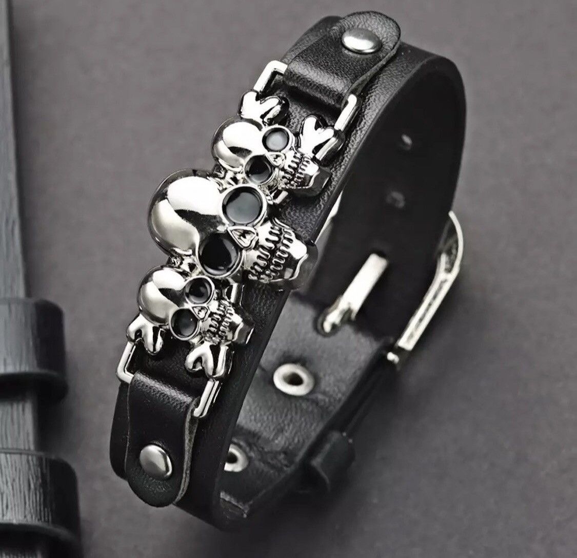 Jewelry Skeleton Skull Bracelet Size ONE SIZE - 4 Thumbnail