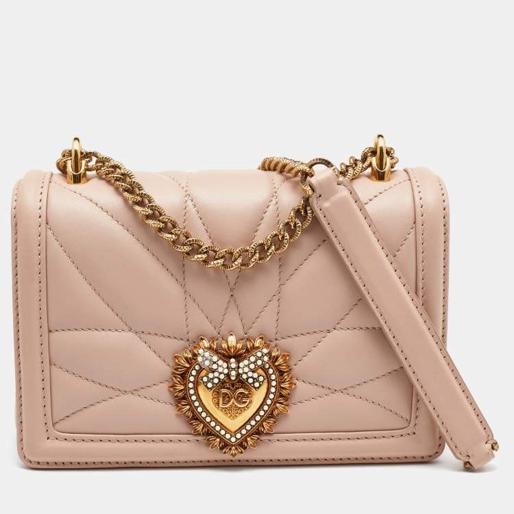 Dolce & Gabbana o1s22i1n1024 Size: OS / Devotion Medium Bag in Pink Size ONE SIZE - 1 Thumbnail