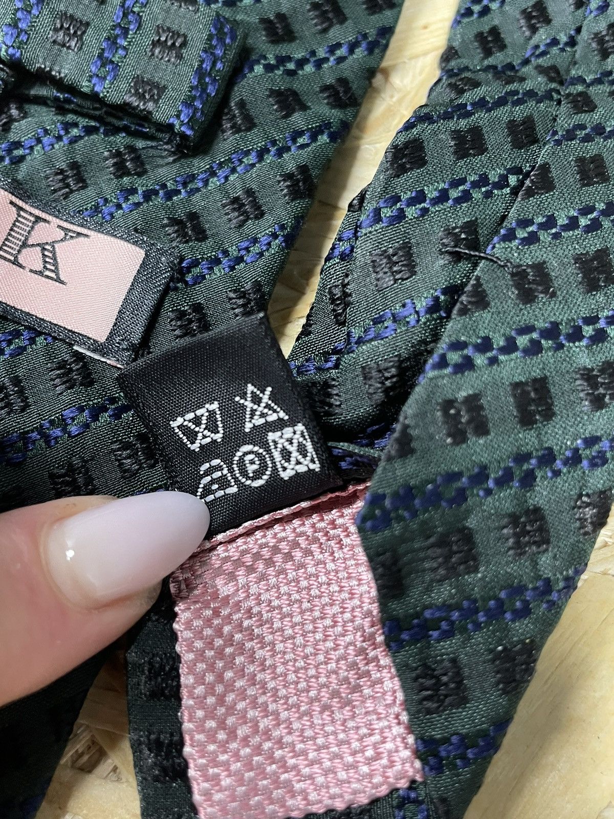 Pink Thomas Pink Made In Marocco Silk Necktie Size ONE SIZE - 7 Thumbnail
